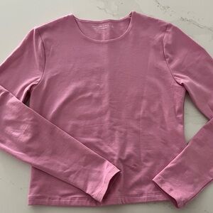 Abercrombie Pink Long Sleeve Women's Top